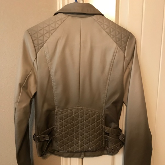Buckle leather ombré jacket - Picture 2 of 4